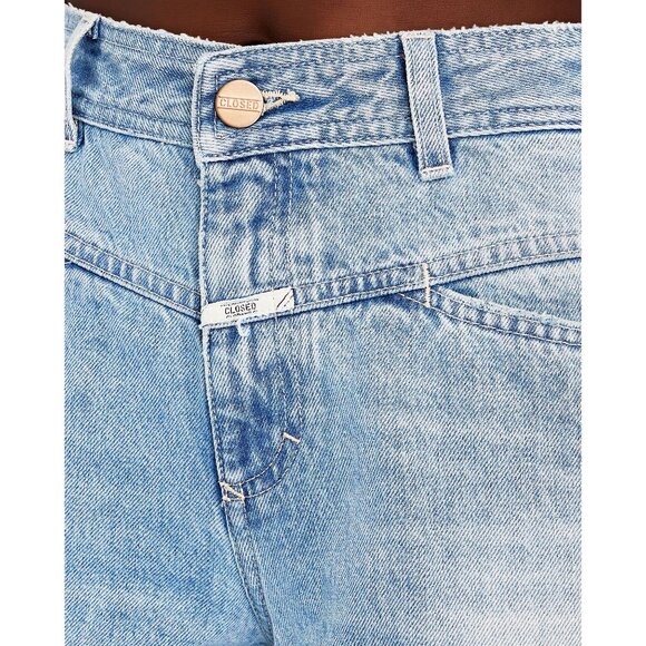 🆕 CLOSED Flared-X Wide Leg High Rise Denim Jeans 31 - Picture 7 of 13